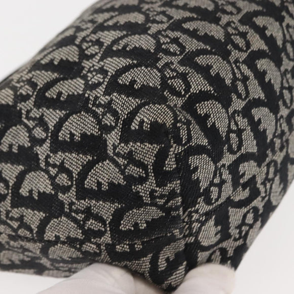 Christian Dior Trotter Canvas Shoulder Bag Black Auth 146645