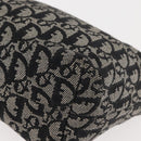 Christian Dior Trotter Canvas Shoulder Bag Black Auth 146645-14