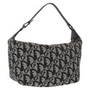 Christian Dior Trotter Canvas Shoulder Bag Black Auth 146645-1