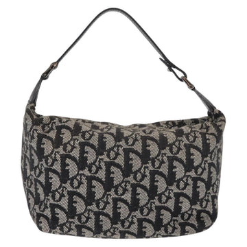 Christian Dior Trotter Canvas Shoulder Bag Black Auth 146645 - 0