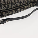 Christian Dior Trotter Canvas Shoulder Bag Black Auth 146645-7