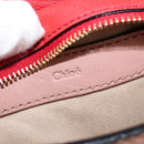 Chloe Etel Hand Bag Leather 2way Pink Gold Auth 146649-19