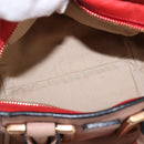 Chloe Etel Hand Bag Leather 2way Pink Gold Auth 146649-11