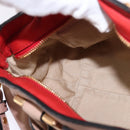 Chloe Etel Hand Bag Leather 2way Pink Gold Auth 146649-21