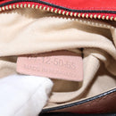Chloe Etel Hand Bag Leather 2way Pink Gold Auth 146649-12