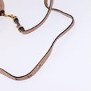 Chloe Etel Hand Bag Leather 2way Pink Gold Auth 146649-8