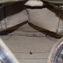 FENDI Zucca Canvas Hand Bag Black Brown Auth 146650-19