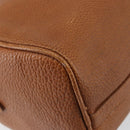 Poro Ralph Lauren Hand Bag Leather Brown Auth 146652-16