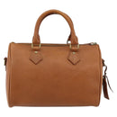 Poro Ralph Lauren Hand Bag Leather Brown Auth 146652-2