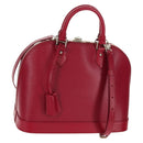 LOUIS VUITTON Epi Alma PM Hand Bag Fuchsia M40490 LV Auth 146653V-1