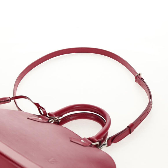 LOUIS VUITTON Epi Alma PM Hand Bag Fuchsia M40490 LV Auth 146653V