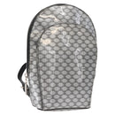 CELINE Macadam Canvas Backpack Silver Auth 146658-1