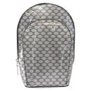 CELINE Macadam Canvas Backpack Silver Auth 146658-13