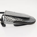 CELINE Macadam Canvas Backpack Silver Auth 146658-3