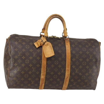 LOUIS VUITTON Monogram Keepall Bandouliere 50 Boston Bag M41416 LV Auth 146661