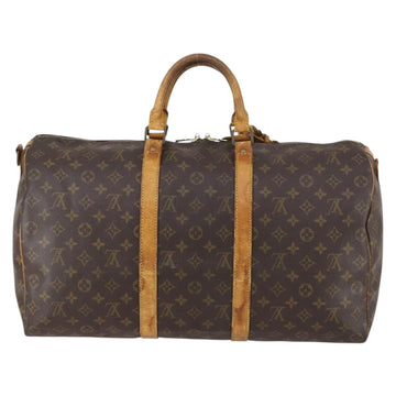 LOUIS VUITTON Monogram Keepall Bandouliere 50 Boston Bag M41416 LV Auth 146661 - 0