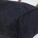 GUCCI GG Canvas Tote Bag Nylon Navy 282439 Auth 146676-9