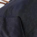 GUCCI GG Canvas Tote Bag Nylon Navy 282439 Auth 146676-16