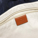GUCCI GG Canvas Tote Bag Nylon Navy 282439 Auth 146676-10