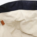 GUCCI GG Canvas Tote Bag Nylon Navy 282439 Auth 146676-18