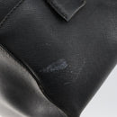 PRADA Hand Bag Safiano leather Black Gold Auth 146677-8