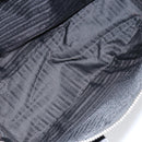 PRADA Hand Bag Safiano leather Black Gold Auth 146677-11