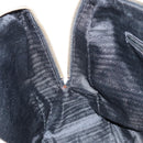 PRADA Hand Bag Safiano leather Black Gold Auth 146677-23