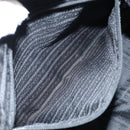 PRADA Hand Bag Safiano leather Black Gold Auth 146677-24