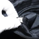 PRADA Hand Bag Safiano leather Black Gold Auth 146677-12