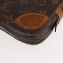 LOUIS VUITTON Monogram Marly Dragonne PM Clutch Bag M51827 LV Auth 146679-16