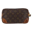 LOUIS VUITTON Monogram Marly Dragonne PM Clutch Bag M51827 LV Auth 146679-2