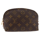 LOUIS VUITTON Monogram Pochette Cosmetic PM Cosmetic Pouch M47515 LV Auth 146683-1