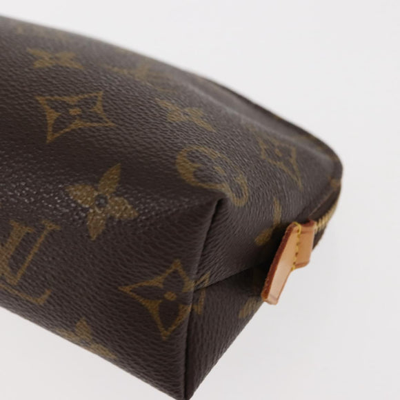 LOUIS VUITTON Monogram Pochette Cosmetic PM Cosmetic Pouch M47515 LV Auth 146683