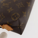 LOUIS VUITTON Monogram Pochette Cosmetic PM Cosmetic Pouch M47515 LV Auth 146683-15