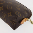 LOUIS VUITTON Monogram Pochette Cosmetic PM Cosmetic Pouch M47515 LV Auth 146683-16
