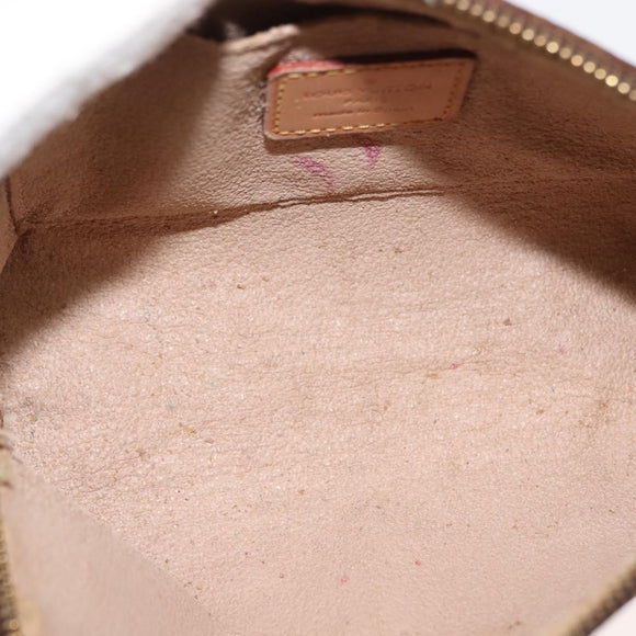 LOUIS VUITTON Monogram Pochette Cosmetic PM Cosmetic Pouch M47515 LV Auth 146683