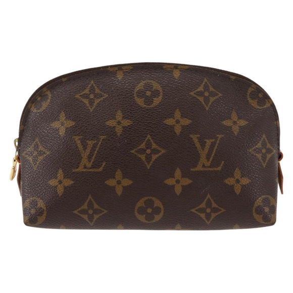 LOUIS VUITTON Monogram Pochette Cosmetic PM Cosmetic Pouch M47515 LV Auth 146683