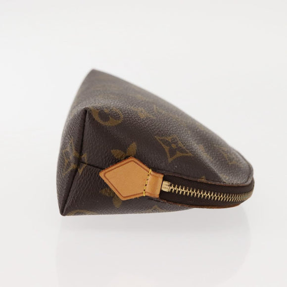 LOUIS VUITTON Monogram Pochette Cosmetic PM Cosmetic Pouch M47515 LV Auth 146683