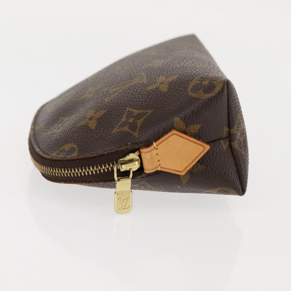 LOUIS VUITTON Monogram Pochette Cosmetic PM Cosmetic Pouch M47515 LV Auth 146683