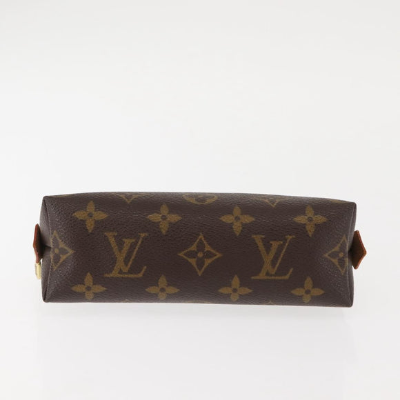 LOUIS VUITTON Monogram Pochette Cosmetic PM Cosmetic Pouch M47515 LV Auth 146683