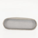 CHANEL Hand Bag Nylon Gray CC Auth 146688-10