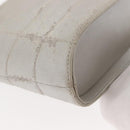 CHANEL Hand Bag Nylon Gray CC Auth 146688-13