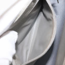 CHANEL Hand Bag Nylon Gray CC Auth 146688-19