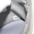 CHANEL Hand Bag Nylon Gray CC Auth 146688-11