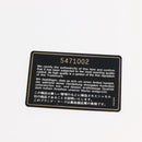 CHANEL Hand Bag Nylon Gray CC Auth 146688-21