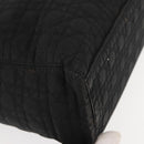 Christian Dior Canage Hand Bag Nylon Black Gold Auth 146695-9