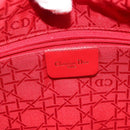 Christian Dior Canage Hand Bag Nylon Black Gold Auth 146695-11