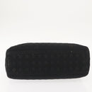 Christian Dior Canage Hand Bag Nylon Black Gold Auth 146695-5