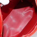 LOUIS VUITTON Monogram Vernis Houston Hand Bag Red M91092 LV Auth 146697-11