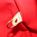 LOUIS VUITTON Monogram Vernis Houston Hand Bag Red M91092 LV Auth 146697-12